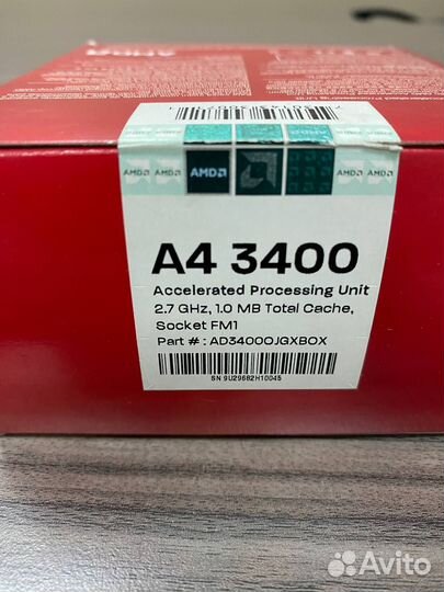 Процессоры AMD - A4 3400