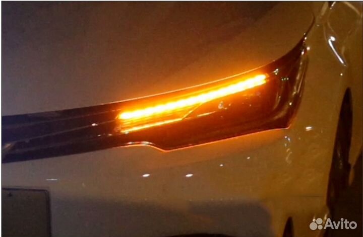 Бегающие ходовые огни Вставка в фару Led