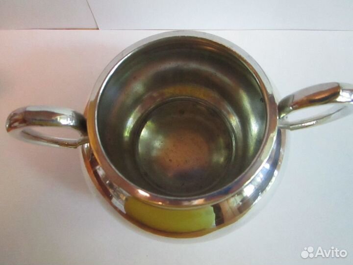 Посеребрение сахарница клеймо Англия винтаж