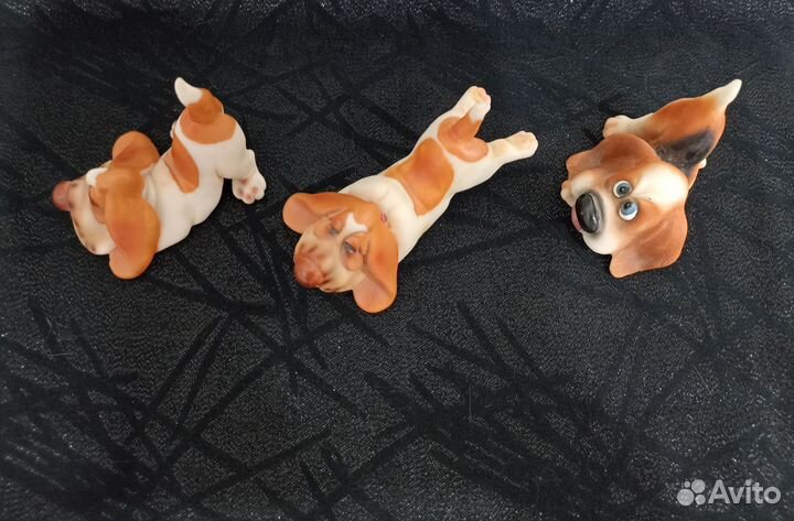 Фигурки собак, статуэтки бассет хаунд