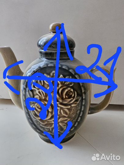 Чайник керамический