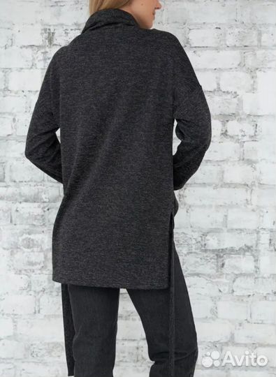 Темно серый джемпер, новый, р 54-58