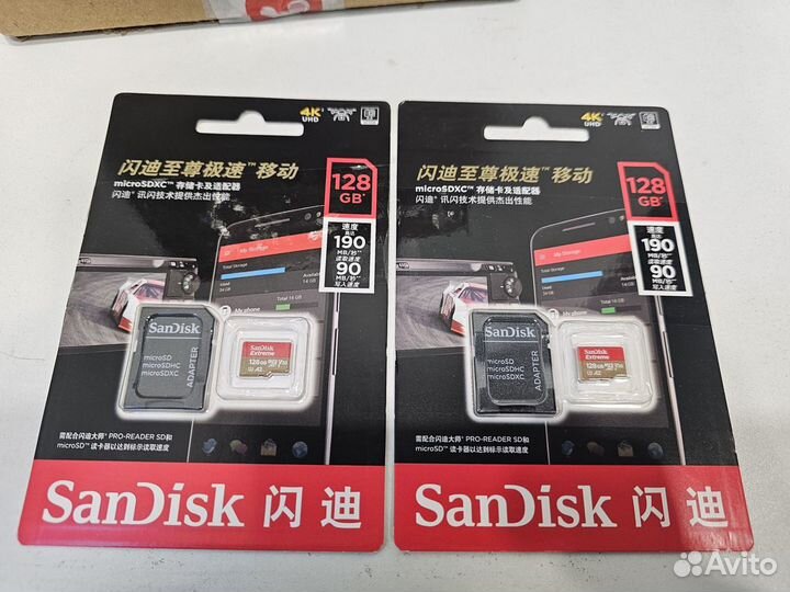 Карта памяти Microsd SanDisk Extreme 128Gb
