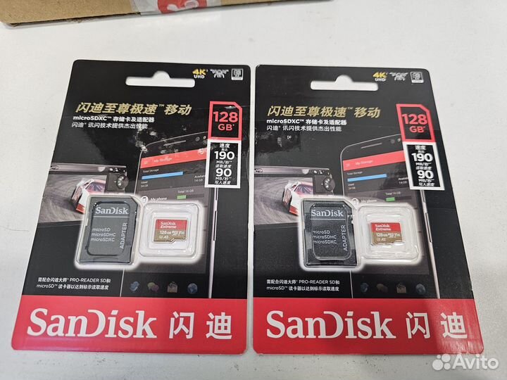Карта памяти Microsd SanDisk Extreme 128Gb