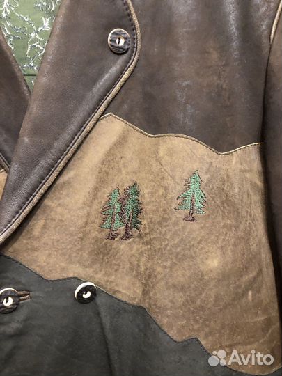 Замшевый натуральный пиджак