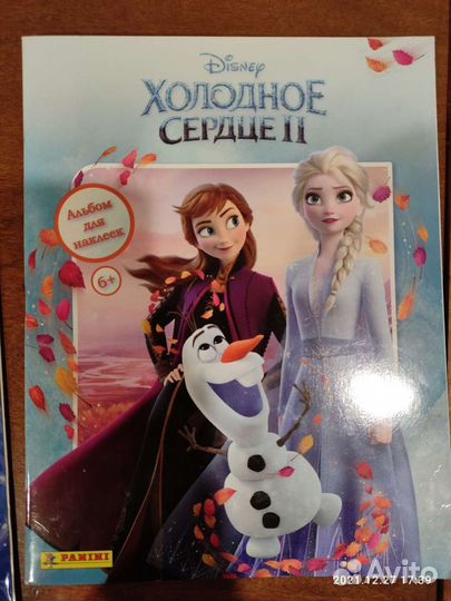 Наклейки Panini холодное сердце 2