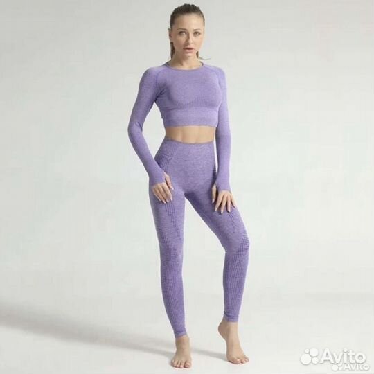 Костюм тройка для фитнеса, йоги