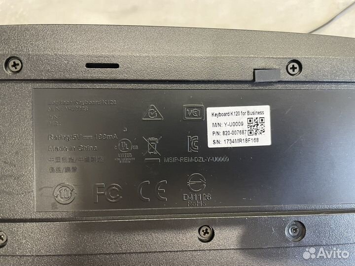 Клавиатура Logitech k120