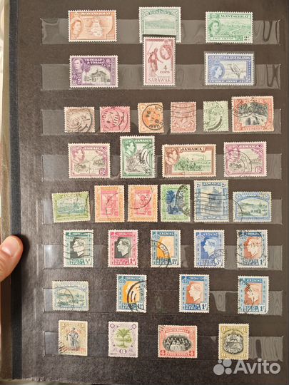 Марки Британские колонии + альбом Филателия СССР