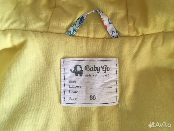 Куртка для девочки 86