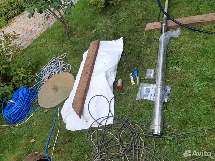 Замена насоса в скважине Установка Монтаж Застрял