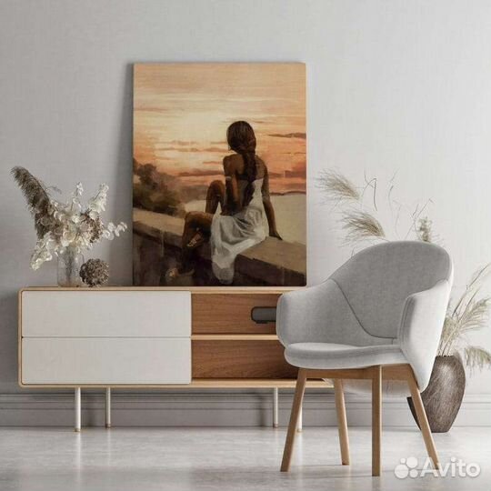 Уникальная картина маслом Африканка