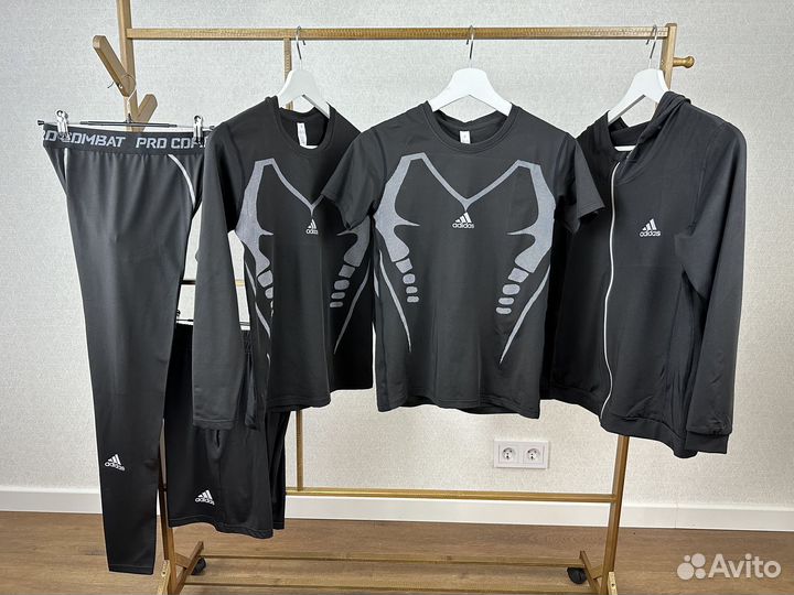 Рашгард, спортивный костюм Adidas Performance 2в1