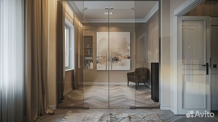 Двери стеклянные на заказ