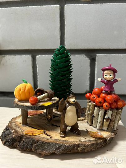 Поделка Маша и медведь В наличии