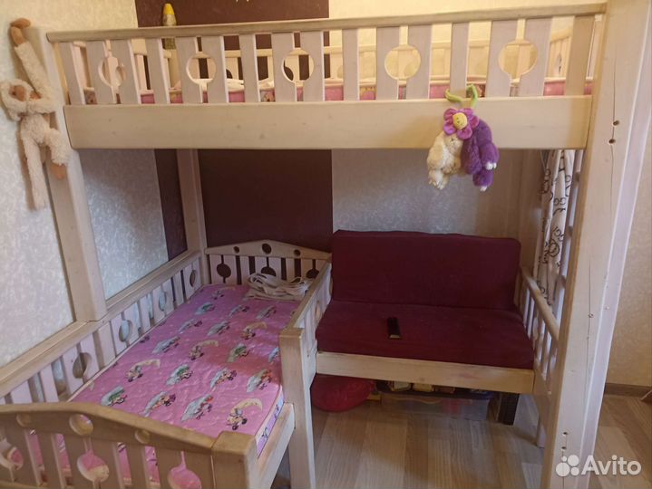 Двухъярусная кровать для детей бу