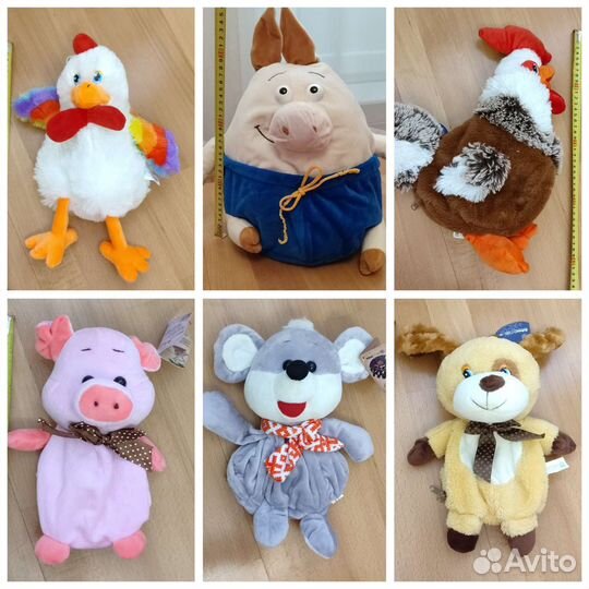 Мягкие игрушки для подарка или наполнения новые