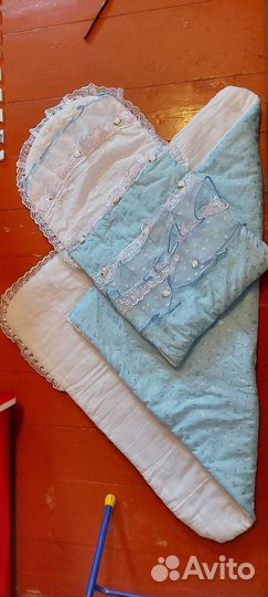 Конверт и одеяло на выписку