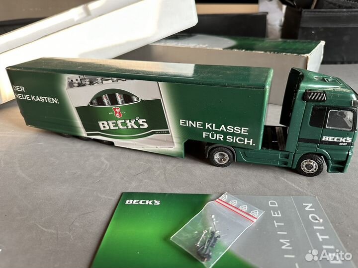 Модель mercedes benz actros 1840 NZG 1/43