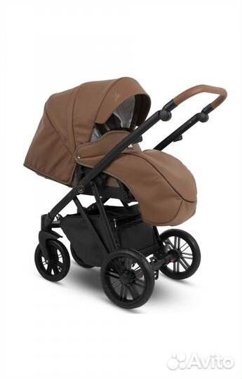 Коляска 2в1 эко кожа