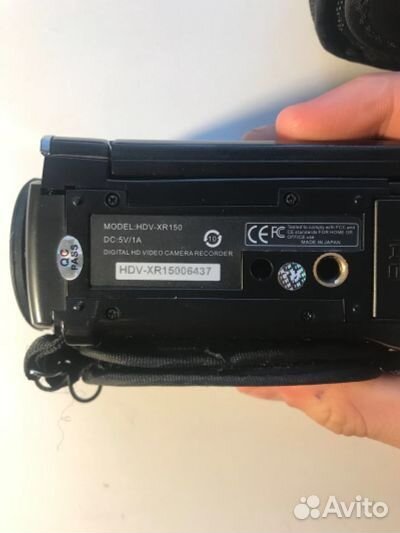 Видеокамера sony HDV XR150
