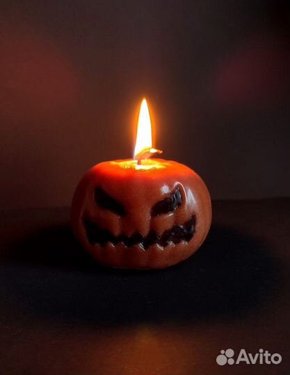 Свеча тыква