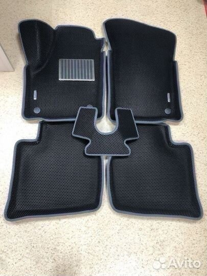 Eva коврики с бортами и металлический подпятник