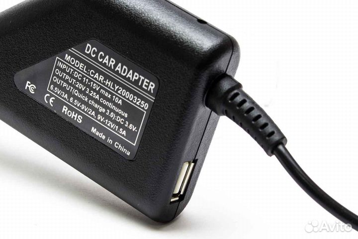 Новые автозарядки Lenovo 20V 3.25A 65W Yoga able7