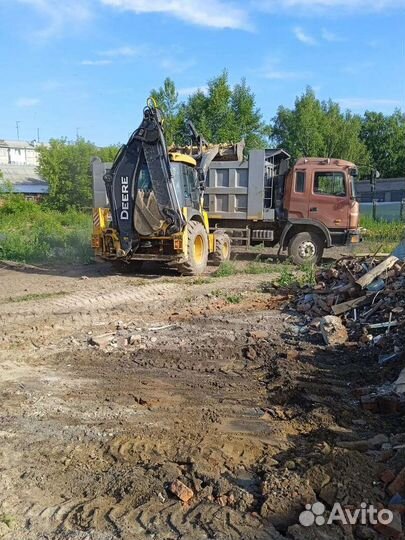 Услуги экскаватора погрузчика