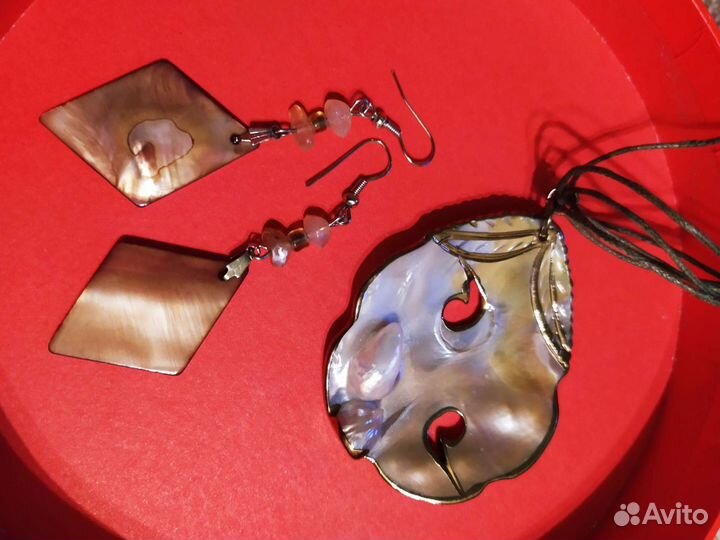 Подвеска и серьги