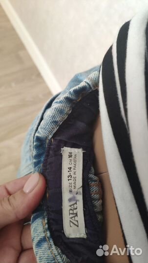 Джинсы zara 164 две пары