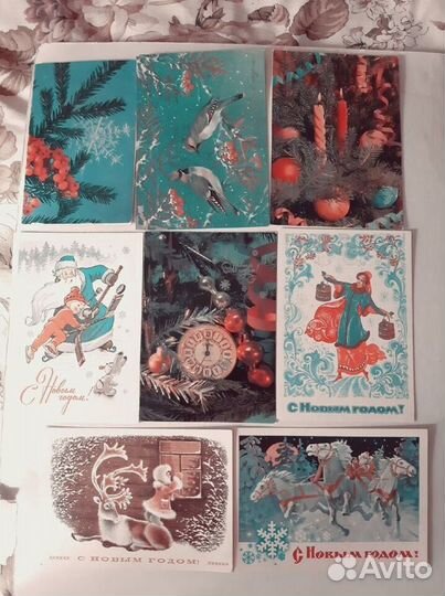 Открытки СССР поздравительные к разным датам 60 ш