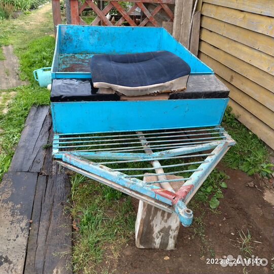 Телега для мотоблока, самодельная