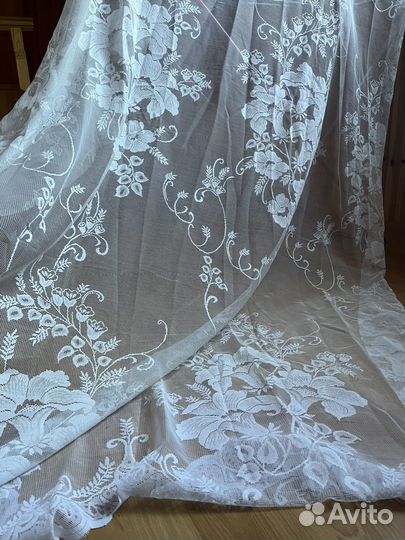 Комплект штора и тюль