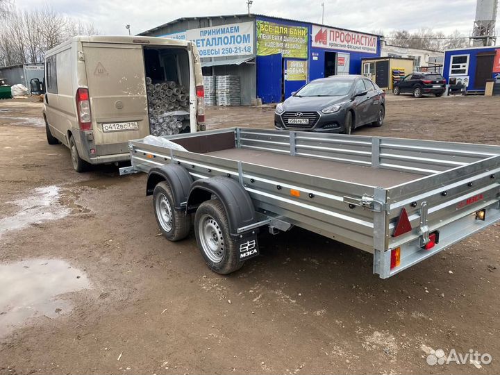 Прицеп двухосный 817732.022. Установка фаркопа