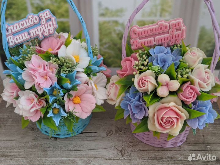 Букет из мыла