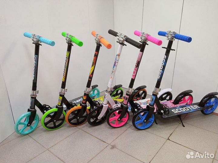 Самокат двухколесный подростковый