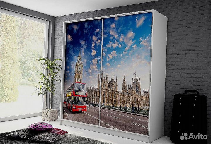 Фотопечать на шкаф купе детский