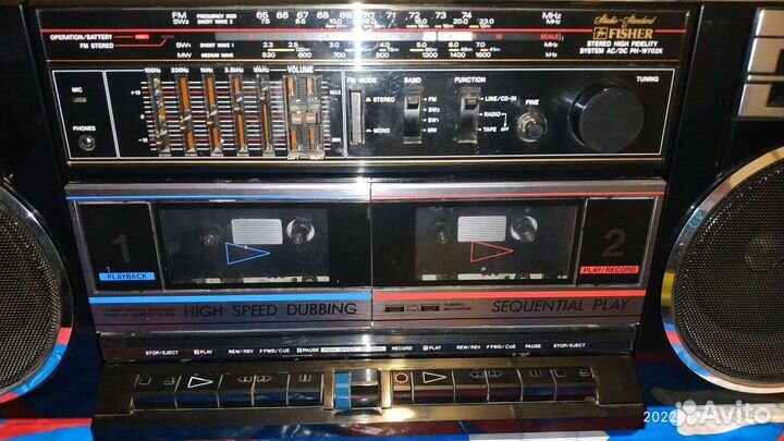 Винтажная магнитола Fisher PH-W702K