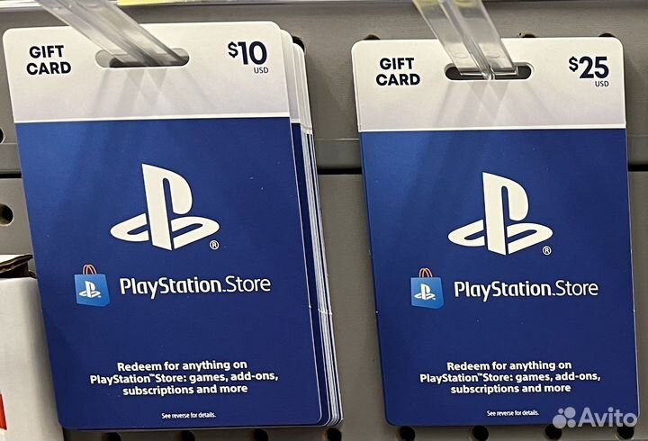Карты пополнения PSN