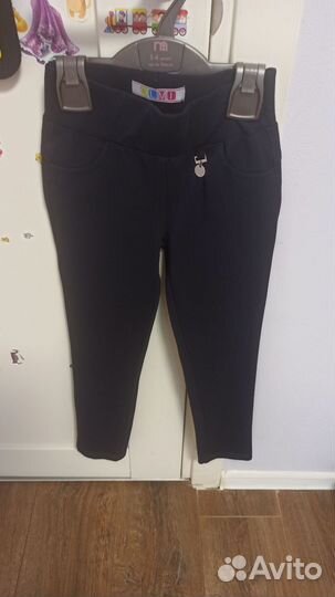 Брюки школьные на резинке 134