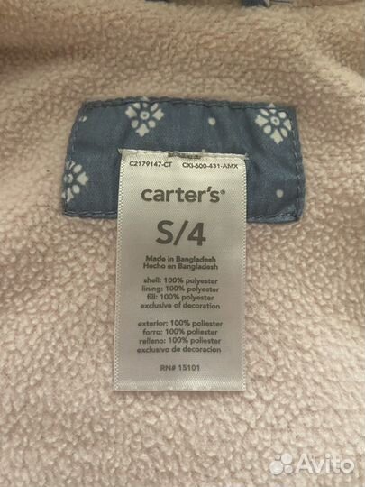 Куртка на флисе Carter’s 104