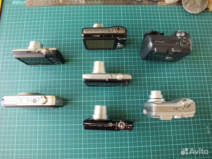 Nikon Coolpix от 885 до S8000 (от 3 до 20Мп - 7шт)