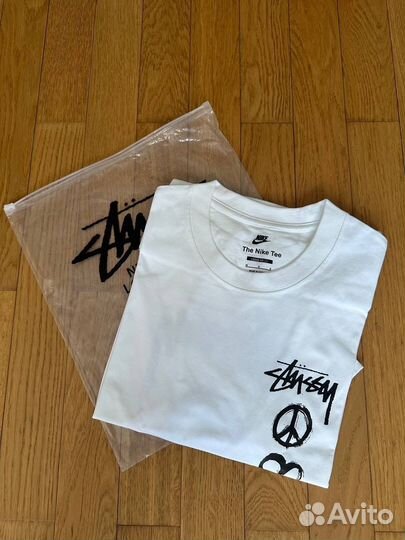 Футболка Stussy x Nike Logo Tee Оригинал