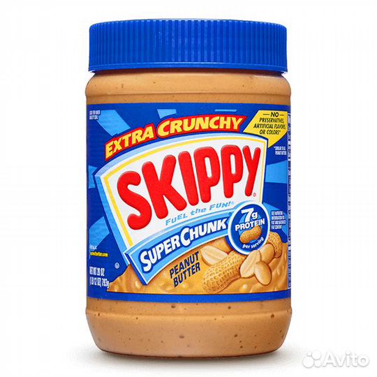 Skippy Арахисовая Паста из США (462г)