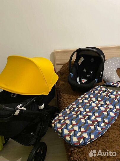 Коляска 3 в 1 Bugaboo Fox Black