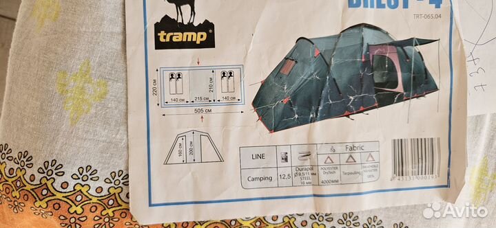 Палатка brest -4