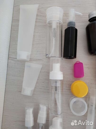 Дорожный набор баночки для косметики