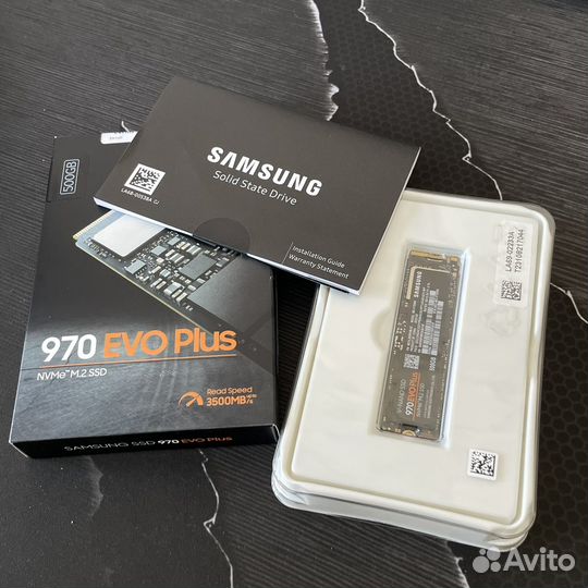 500gb Samsung 970 Evo Plus SSD m2