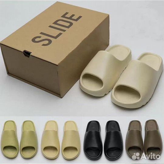 Шлепанцы сланцы тапки Adidas Yeezy Slide 36-45